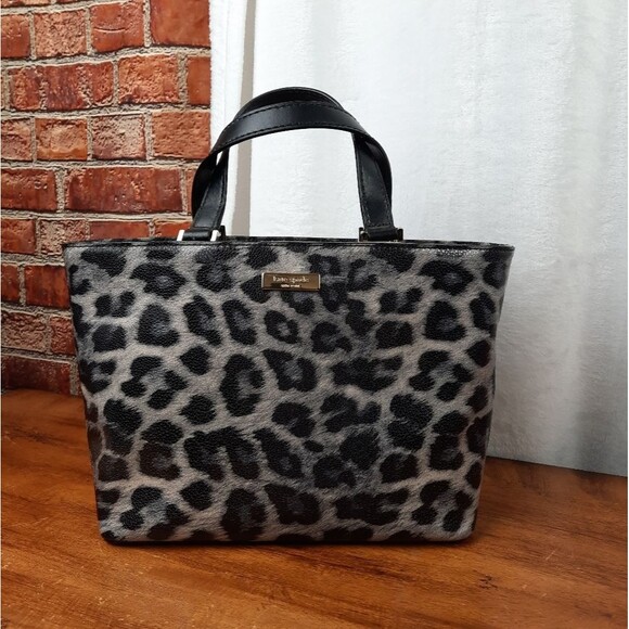Kate Spade Grant Street Grainy Leopard Print Crossbody Bag - Picture 1 of 7